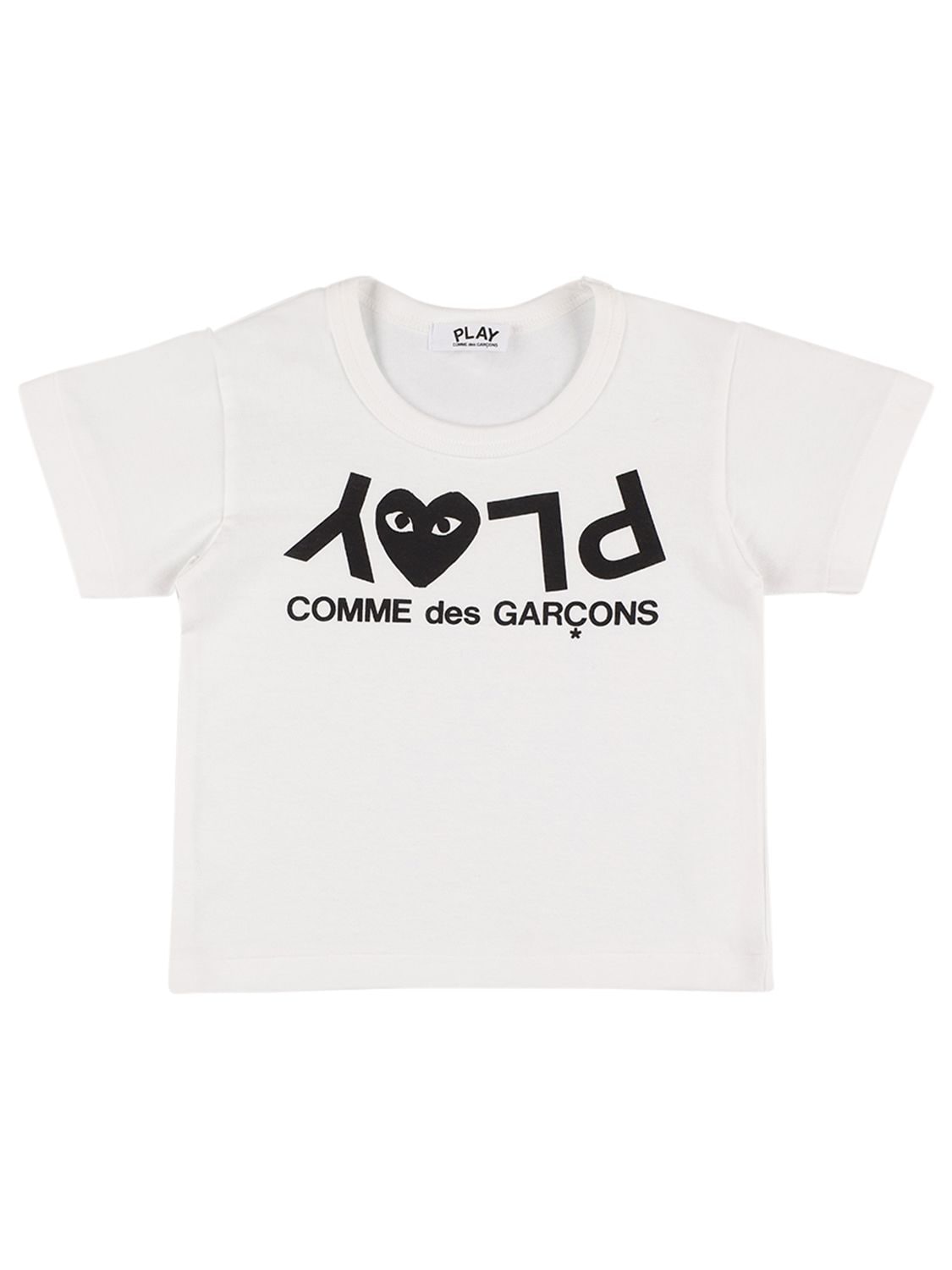 Play Logo Print Cotton Jersey T-shirt - COMME DES GARÇONS PLAY - Modalova