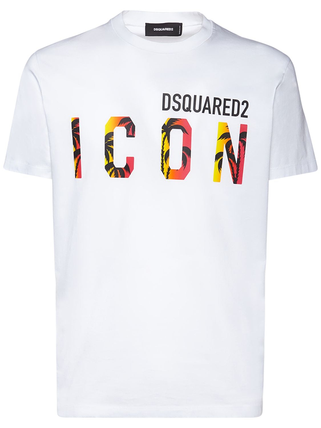 T-shirt Icon In Jersey Di Cotone - DSQUARED2 - Modalova