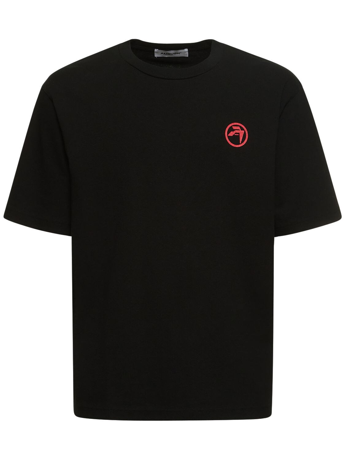 T-shirt Oversize In Cotone Con Ricamo Logo - AMBUSH - Modalova