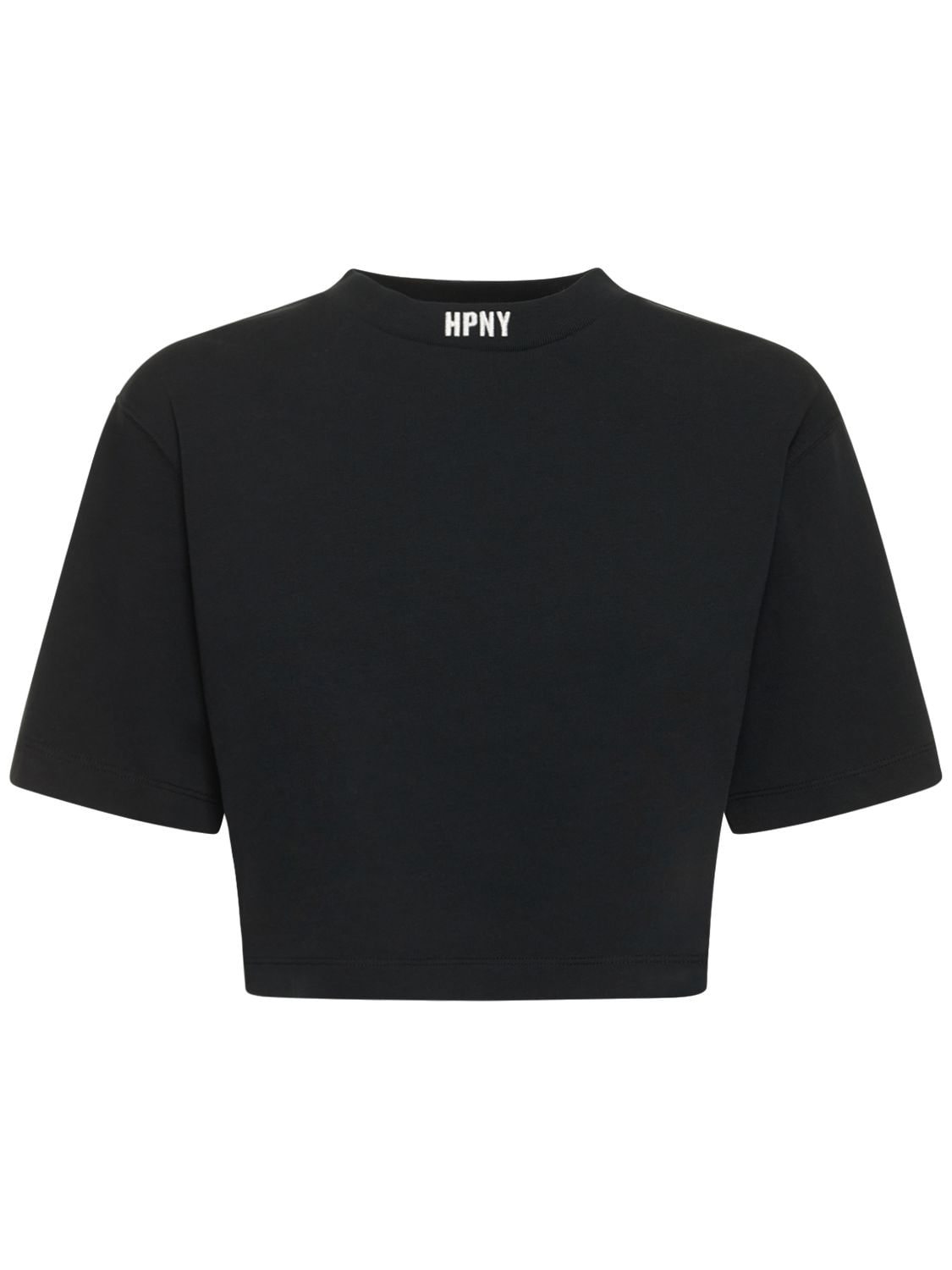 T-shirt Cropped Hpny In Jersey Di Cotone - HERON PRESTON - Modalova
