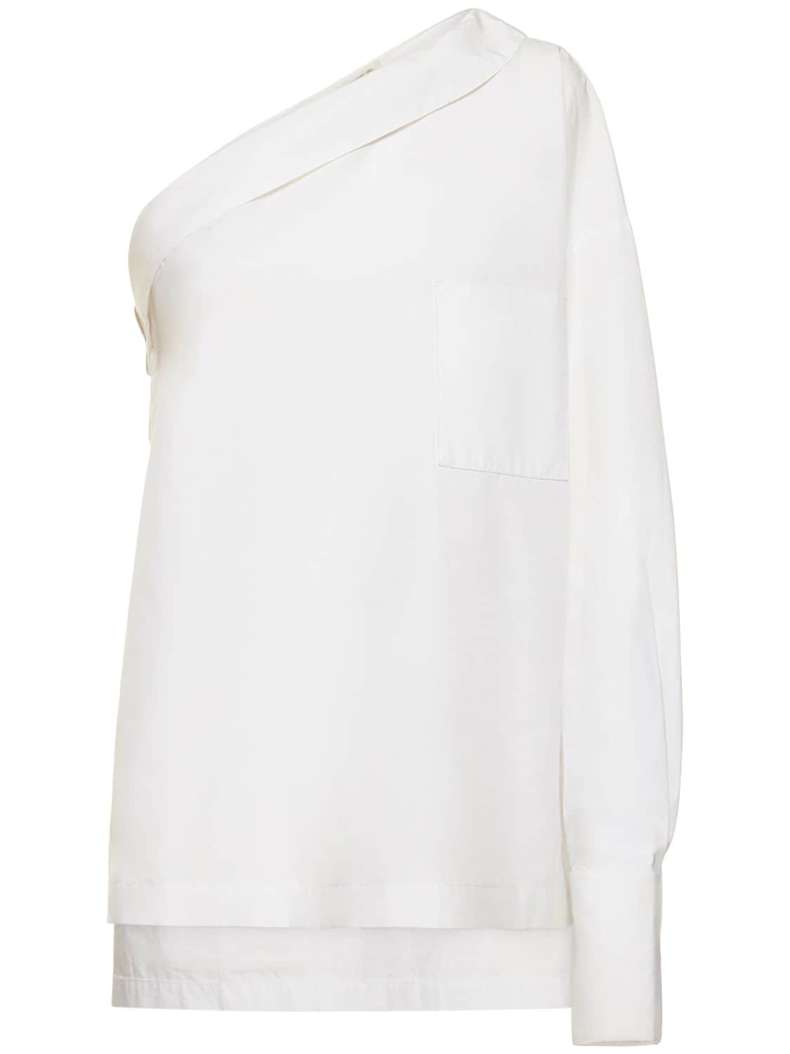 Camicia Monospalla Crisp In Cotone Organico - BITE STUDIOS - Modalova