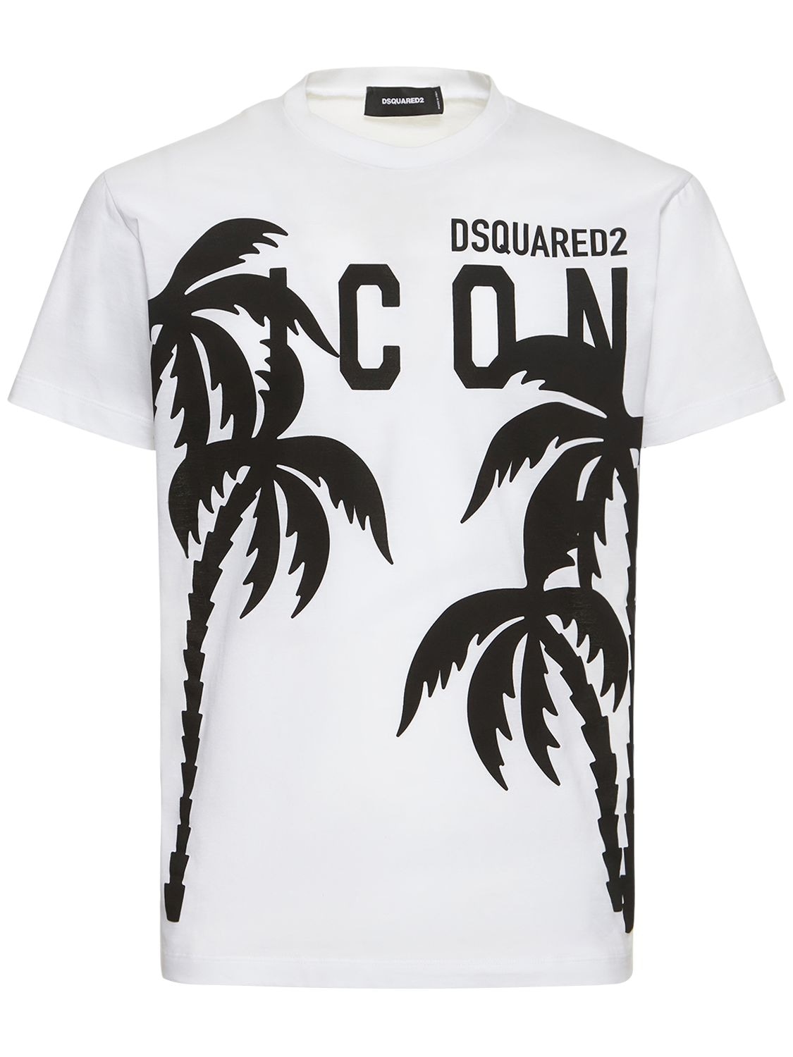 T-shirt Icon In Jersey Di Cotone - DSQUARED2 - Modalova