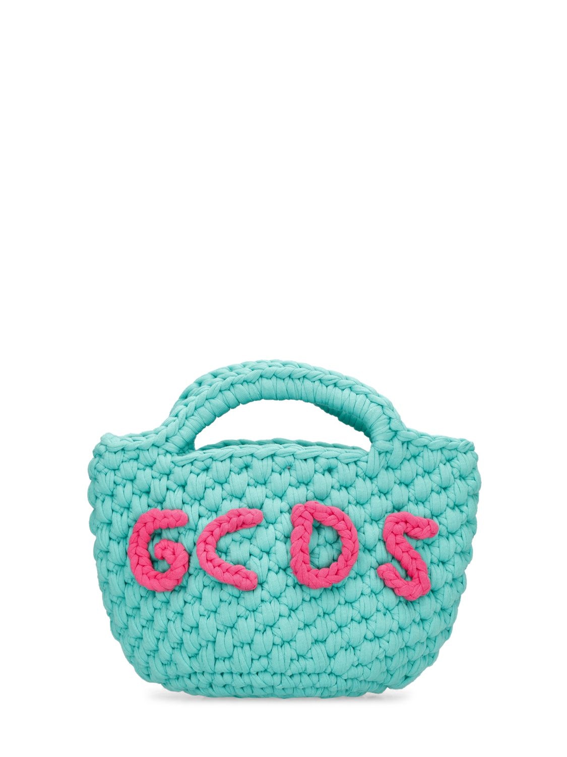 Borsa Crochet Con Logo - GCDS - Modalova