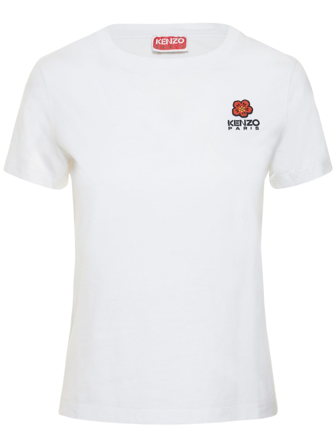T-shirt Crest Con Logo - KENZO PARIS - Modalova