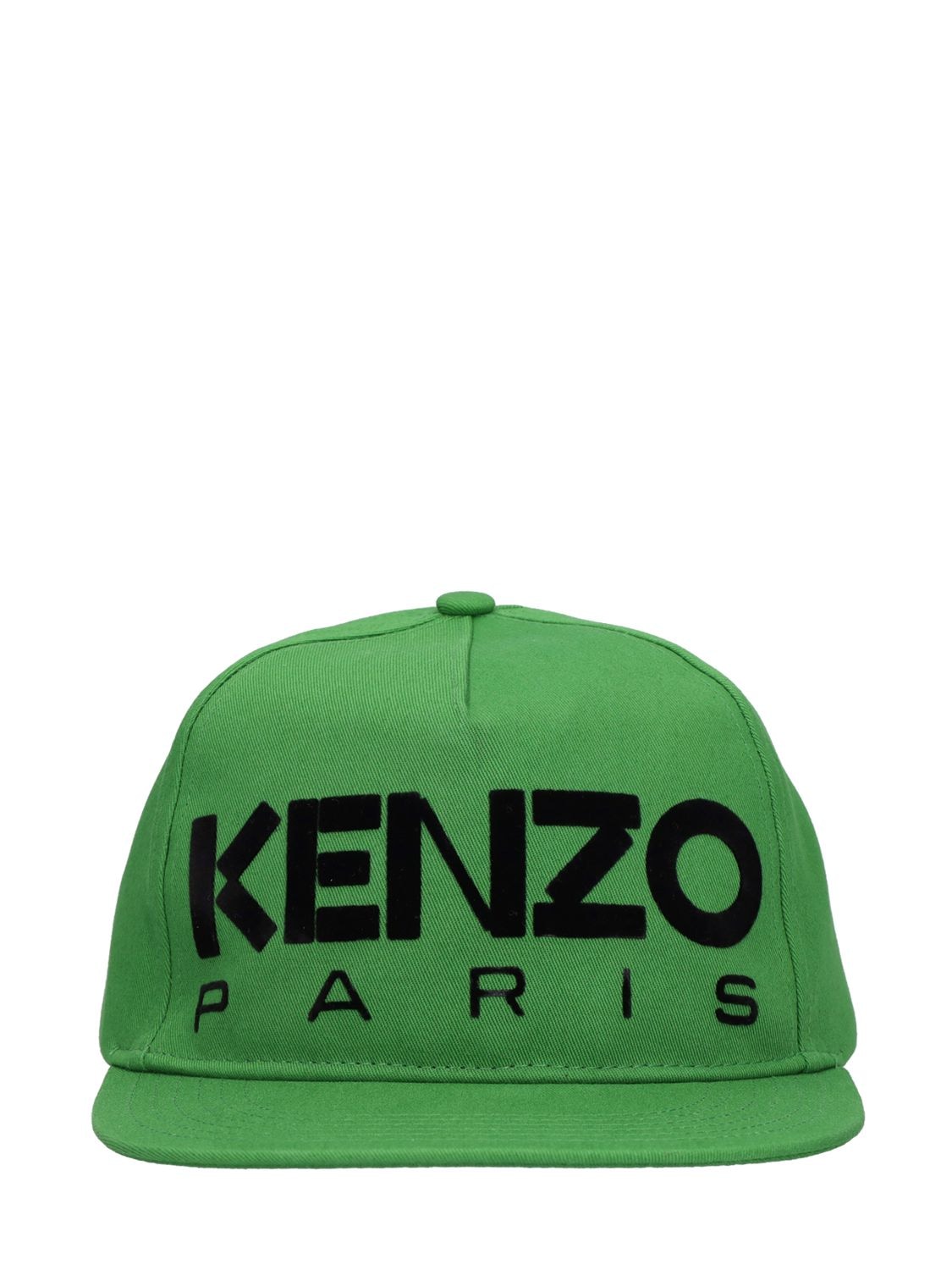 Cappello Oversize In Twill Di Cotone Con Logo - KENZO PARIS - Modalova