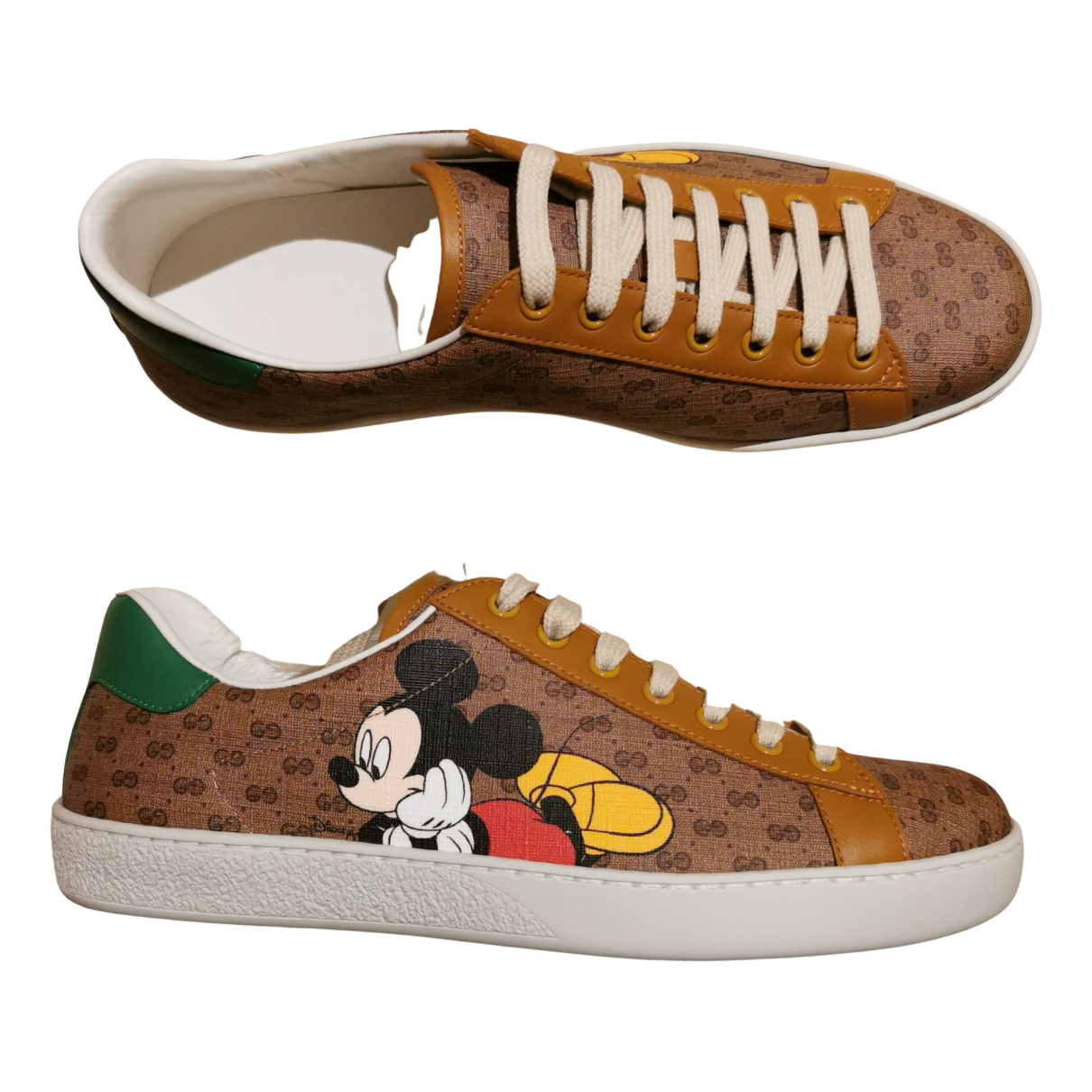 Disney x Gucci Sneakers in Pelle - Disney x Gucci - Modalova