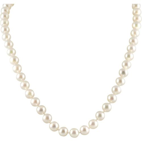 Collana con perle akoya e diamanti - ORO&CO - Modalova