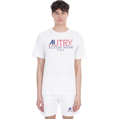 T-Shirt in Cotone Bianco - Autry - Modalova