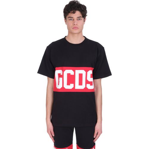 T-Shirt in Cotone Nero - GCDS - Modalova