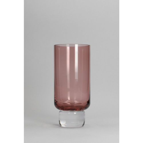 Vaso Clessidra in vetro Bordeaux - Karakter - Modalova