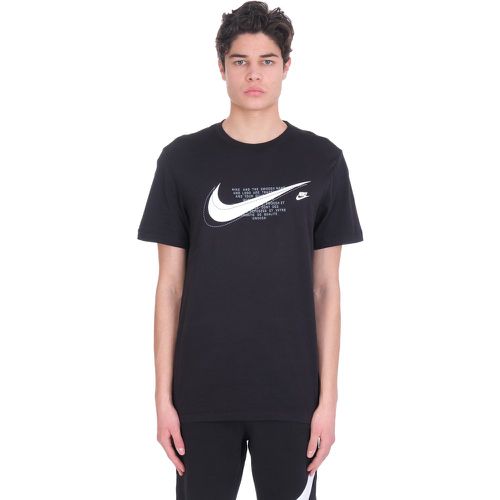 T-Shirt in Cotone Nero - Nike - Modalova