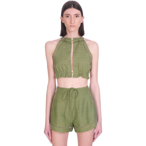 Topwear Orli in lino Verde - Cult Gaia - Modalova