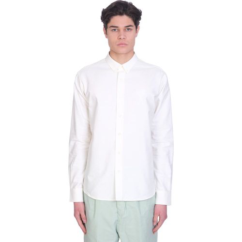 Camicia in Cotone Bianco - Ami Paris - Modalova