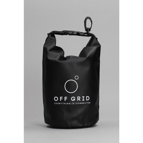 Borsa a mano Dry in Tarpaulin Nero - Off grid everything is connected - Modalova