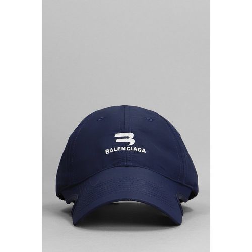 Cappello in Cotone Blu - Balenciaga - Modalova