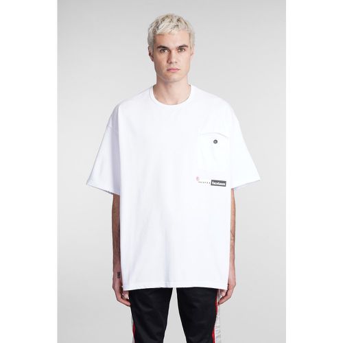 T-Shirt in Cotone Bianco - Incotex red x Facetasm - Modalova