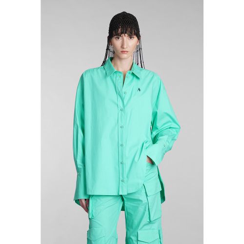 Camicia Diana in Cotone Verde - The Attico - Modalova