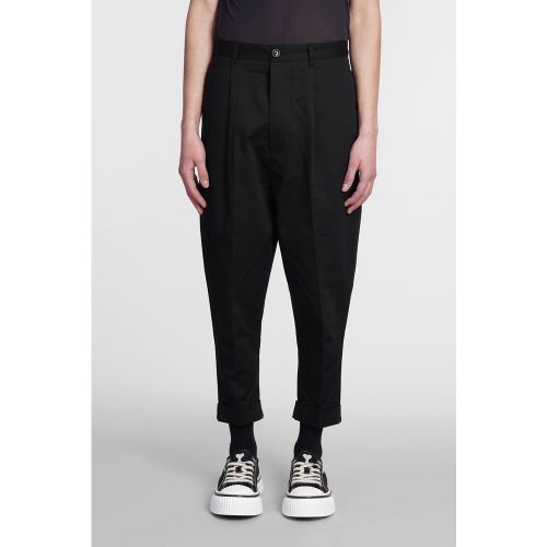 Pantalone in Cotone Nero - Ami Paris - Modalova