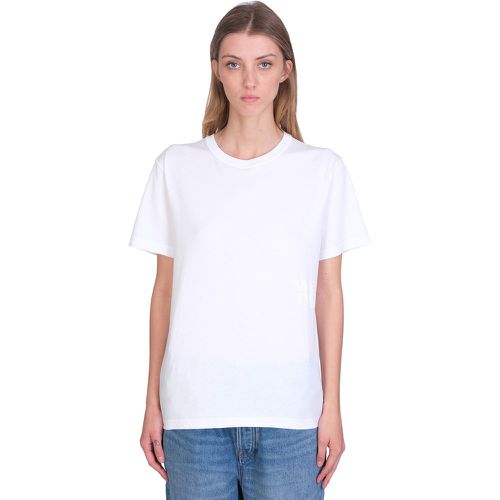 T-Shirt in Cotone Bianco - alexander wang - Modalova