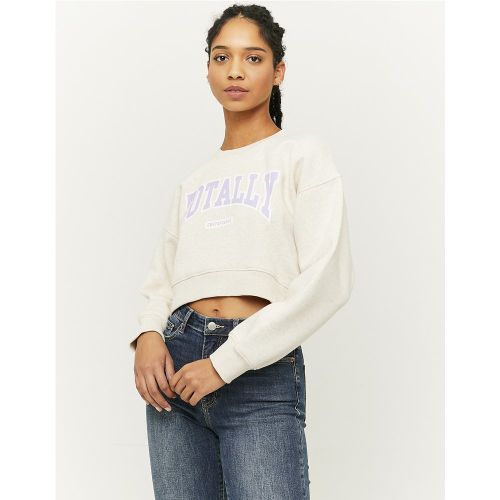Felpa Stampata Beige - Tw - Modalova