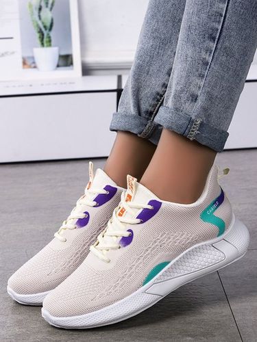 Confortevole morbido Suola Flyknit maglia Scarpe Traspirante Casuale Scarpe da ginnastica - JustFashionNow - Modalova