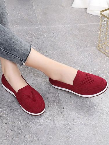 Morbido Confortevole Di peso leggero Flyknit Slip on Scarpe da ginnastica - JustFashionNow - Modalova