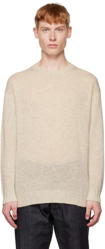 AURALEE Off-White Crewneck Sweater - AURALEE - Modalova