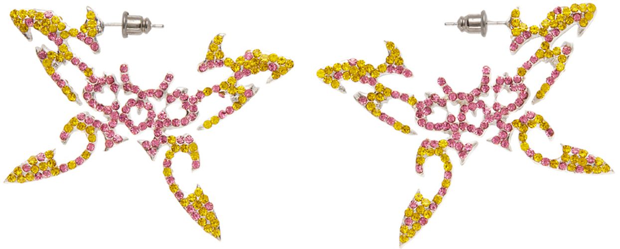 Tattoo Butterfly Earrings - Collina Strada - Modalova