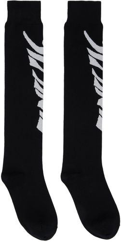 Black Calf-High Socks - Comme des Garçons Homme Plus - Modalova