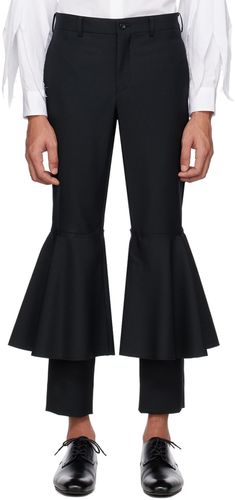 Black Peplum Trousers - Comme des Garçons Homme Plus - Modalova