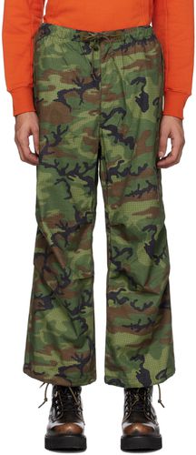 Green Camouflage Trousers - BEAMS PLUS - Modalova