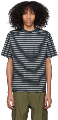 BEAMS PLUS Gray Striped T-Shirt - BEAMS PLUS - Modalova