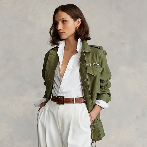 Giacca militare in twill spezzato - Polo Ralph Lauren - Modalova