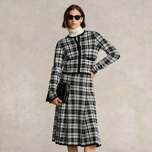 Gonna a godet scozzese in lana - Polo Ralph Lauren - Modalova