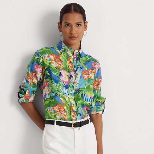Camicia in lino a fiori - Lauren Ralph Lauren - Modalova