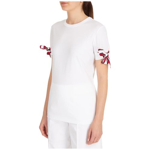 T-shirt maglia maniche corte girocollo donna - Boutique Moschino - Modalova